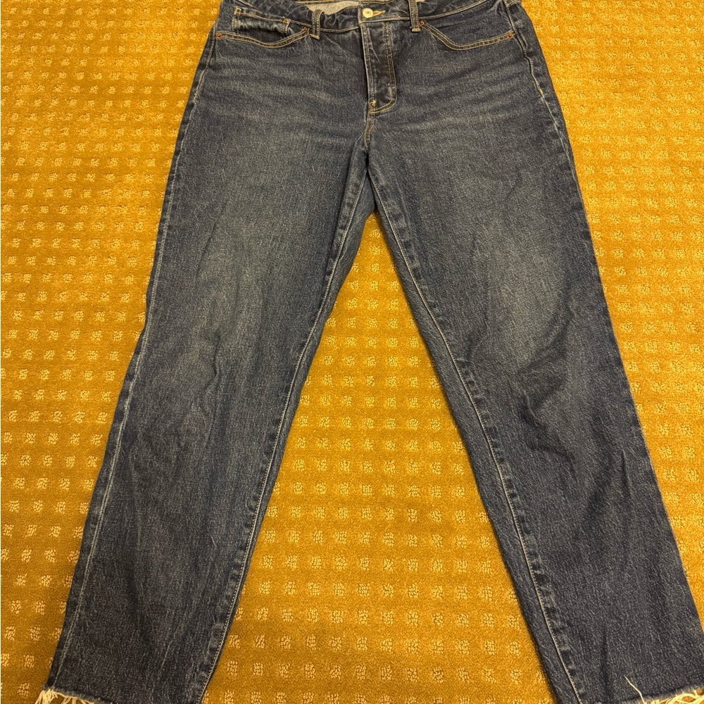 Old Navy Dark Blue High-Rise Jeans